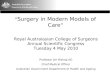 Surgery in Modern Models of Care