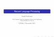 CSTalks-Natural Language Processing-17Aug