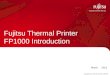 Fujitsu POS Printer: FP-1000 series