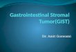 Gastrointestinal stromal tumor(gist)