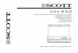 Scott Drx 950 User Manual