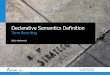 Declarative Semantics Definition - Term Rewriting