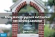 Driving Alumni Engagement and Donations with Marketing Automation