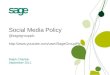 Embracing digital   sage - social media policy presentation