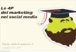 Le 4P  del marketing  nei social media