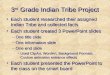 Grade Indian Tribe Project