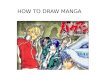 Slideshow of how to draw manga