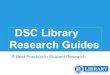 DSC Library Research Guides