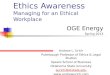 Ethics Awareness OGE Enogex
