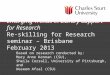 Re-skilling for research : Mary Anne Kennon