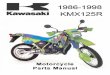 Kawasaki KMX 125-A12 Parts Manual