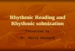 Rhythm - using different books