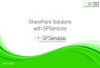 SEF2013 - SharePoint Solutions with SPServices