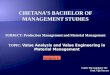 Value Analysis and Value Engineering in Material Management