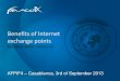 Benefits of Internet eXchange Points