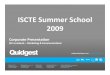 ISCTE Summer School 2009