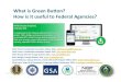 SGIP->GreenButton->GSA ...EPA, HUD, DOT...&more!