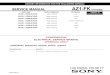 Manual de Servicio Sony KDL-32BX300 Chasis AZ1-FK