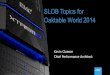 Oaktable World 2014 Kevin Closson:  SLOB – For More Than I/O!