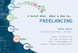 What, When and How about Freelancing