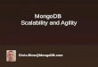 Agility and Scalability with MongoDB