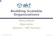 Building Scalable Organizations