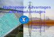 hydropower advantages n disadvantages