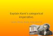 Kant - Categorical Imperative