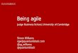 Being Agile - Judge Business School