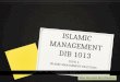 Topic 3 islamic management practices