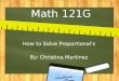 Math 121 g by christina martinez