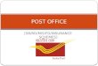 Post office(SB, FD, RD, Insurance schemes)