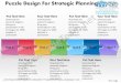 Puzzle design for strategic planning 7 stages wire schematic power point templates