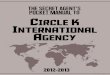 The Secret Agent's Pocket Manual to Circle K International Agency (2012-13)