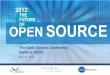 2012 Future of Open Source - 6th Annual Survey results
