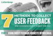 Direct Feedback Requests Within Email - Part 1 of The Ultimate Cheat Sheet for Collecting User Feedback