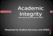 Web Academic Integrity Quiz Show