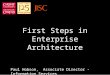 First steps in Enterprise Architecture, Session 3