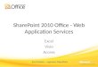 Sharepoint 2010 office web app services