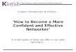 How To Become A More Confident And Effective Networker Basic Introduction