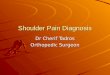 Shoulder Pain Diagnosis by Dr Cherif Tadros