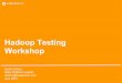 Hadoop testing workshop - july 2013