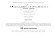 Solution Manual - Mechanics of Materials 4th Edition Beer Johnston