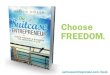 Create freedom in business and adventure in life with this book