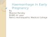 Haemorrhage in early pregnancy