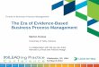 The Era of Evidence-Based Business Process Management by Marlon Dumas