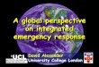 NATO-ATC: A Global Perspective on Integrated Emergency Response