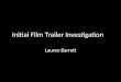 Investigation into movie trailersnew