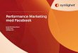 Performance Marketing med Facebook 30102012
