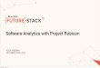 FUTURESTACK13: Software analytics with Project Rubicon from Alex Kroman Engineering Manager at New Relic